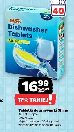 Netto Tabletki do zmywarki Shine oferta