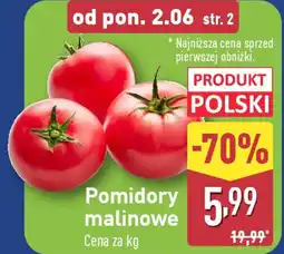 ALDI Pomidory malinowe oferta