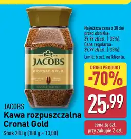 ALDI Jacobs kawa rozpuszczalna cronat gold oferta