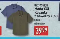 ALDI Koszula męska z lnem Up2Fashion oferta