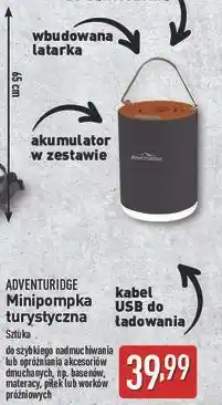 ALDI Minipompka turystyczna Adventuridge oferta