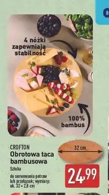 ALDI Taca obrotowa bambusowa Crofton oferta