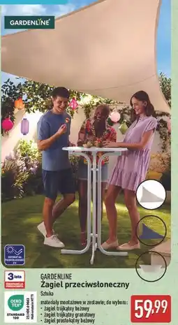 ALDI Żagiel przeciwsłoneczny beżowy Gardenline oferta