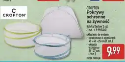 ALDI Pokrywy ochronne na żywność składane okrągłe 34 + 37 cm Crofton oferta