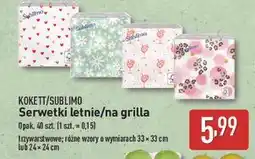 ALDI Serwetki na grilla Sublimo oferta