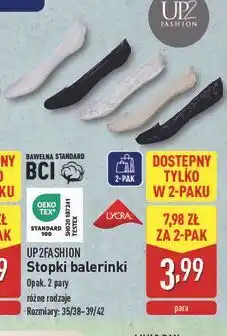 ALDI Stopki damskie Up2Fashion oferta