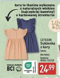 ALDI Sukienka dizewczęca 86/92-134/140 Lily & Dan oferta