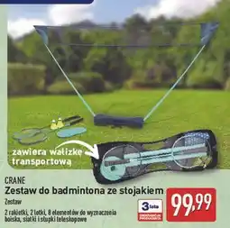 ALDI Zestaw do badmintona ze stojakiem 288 x 30 cm Crane oferta