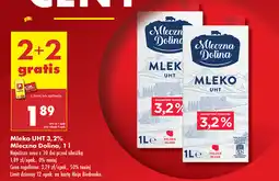 Biedronka Mleko UHT 3.2% Mleczna Dolina oferta