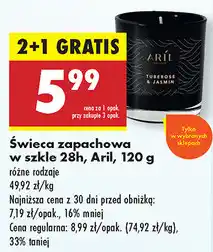 Biedronka Świeca zapachowa w szkle Aril oferta