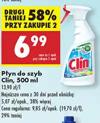 Biedronka Płyn do szyb Clin oferta