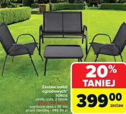 Carrefour Zestaw mebli ogrodowych oferta
