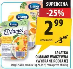 Arhelan Sałatka o mamo! warzywna 140g Lisner oferta