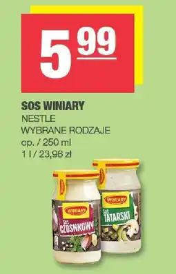 Spar Sos Winiary Nestle oferta