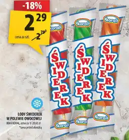 Arhelan Lody Świderki w polewie owocowej Koral oferta