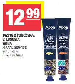 Spar Pasta z tuńczyka, z łososia Abba 145g Graal Service oferta