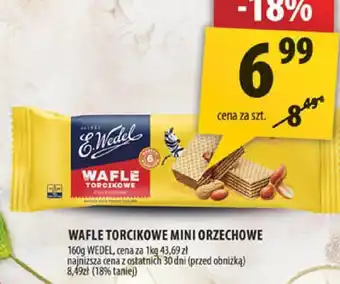 Arhelan Wafle torcikowe mini orzechowe E. Wedel oferta