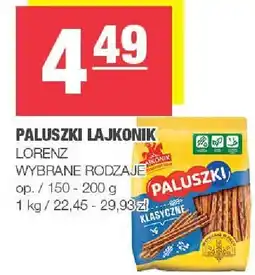 Spar Paluszki Lajkonik Lorenz oferta