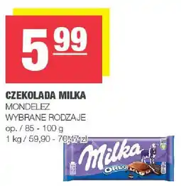 Spar Czekolada Milka Mondelez oferta