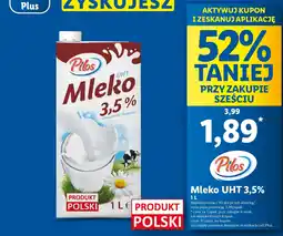 Lidl Mleko UHT 3,5% Pilos oferta