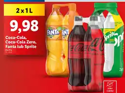 Lidl Coca-Cola, Coca-Cola Zero, Fanta lub Sprite oferta