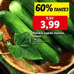 Lidl Ogórki zielone oferta