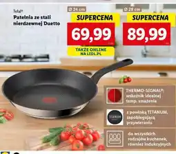 Lidl Tefal Patelnia ze stali nierdzewnej Duetto oferta