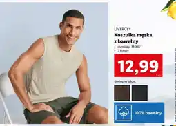 Lidl Koszulka męska z bawełny oferta