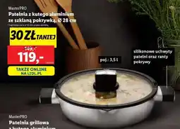 Lidl Patelnia z kutego aluminium ze szklaną pokrywką, Ø 28 cm oferta
