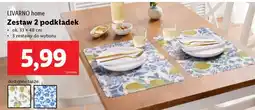Lidl LIVARNO home Zestaw 2 podkładek oferta