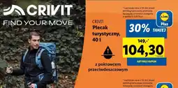 Lidl CRIVIT Plecak turystyczny, 40 l oferta