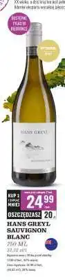 Biedronka HANS GREYL SAUVIGNON BLANC oferta