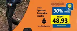 Lidl CRIVIT Spodnie funkcyjne męskie oferta