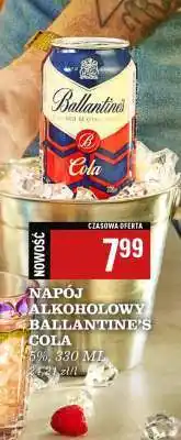 Biedronka NAPÓJ ALKOHOLOWY BALLANTINE’S COLA oferta
