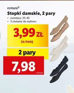 Lidl Stopki damskie, 2 pary oferta
