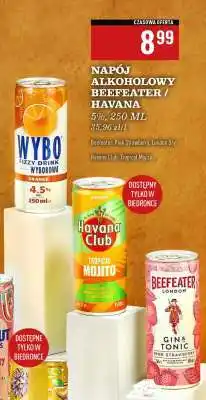 Biedronka NAPÓJ ALKOHOLOWY BEEFEATER / HAVANA oferta
