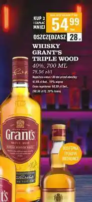 Biedronka Whisky Grant's Triple Wood oferta