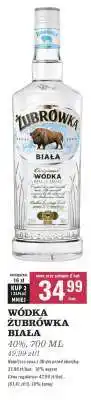Biedronka Wódka Żubrówka Biała oferta