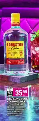 Biedronka GIN LONGSTON LONDON DRY 37,5%, 700 ML oferta