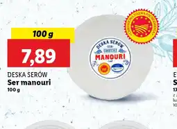 Lidl Deska serów Ser manouri oferta