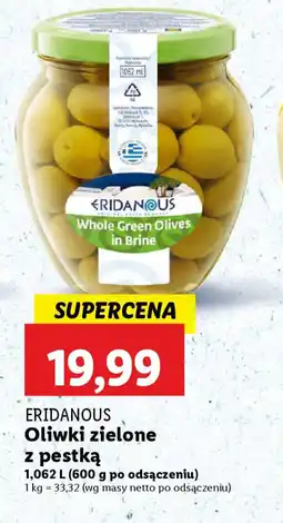 Lidl Oliwki zielone z pestką Eridanous oferta
