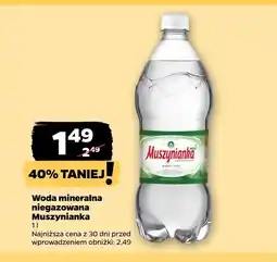 Netto Woda niegazowana Muszynianka oferta