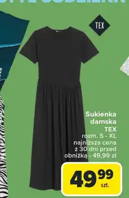 Carrefour Sukienka damska TEX oferta