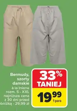 Carrefour Bermudy damskie O La La! oferta