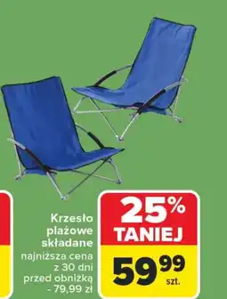 Carrefour Krzesło plażowe oferta