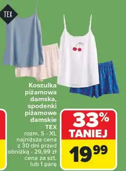 Carrefour Koszulka piżamowa TEX oferta