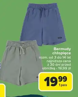 Carrefour Bermudy chłopięce oferta