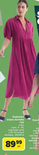 Carrefour Sukienka damska TEX oferta