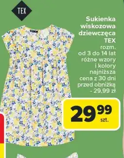 Carrefour Sukienka dziewczęca TEX oferta