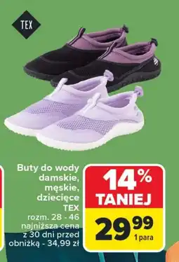 Carrefour Buty do wody TEX oferta